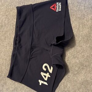 Reebok CrossFit Navy Shorts with White Detail